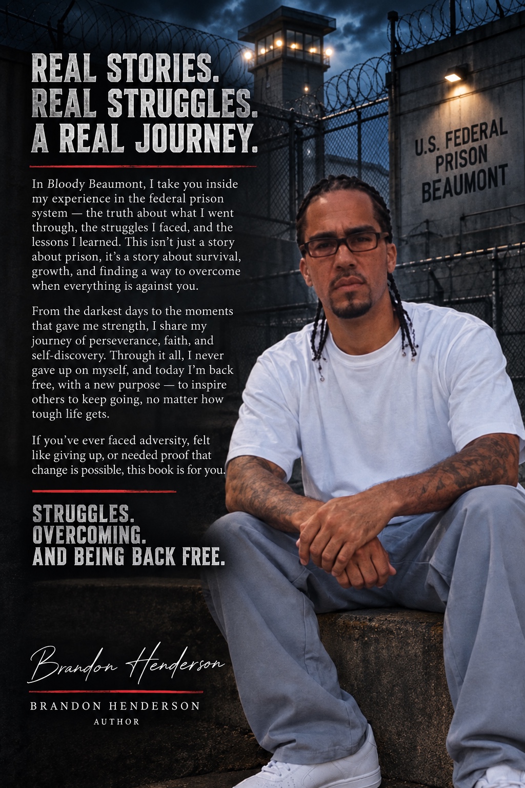 Back cover of Bloody Beaumont with author Brandon Henderson